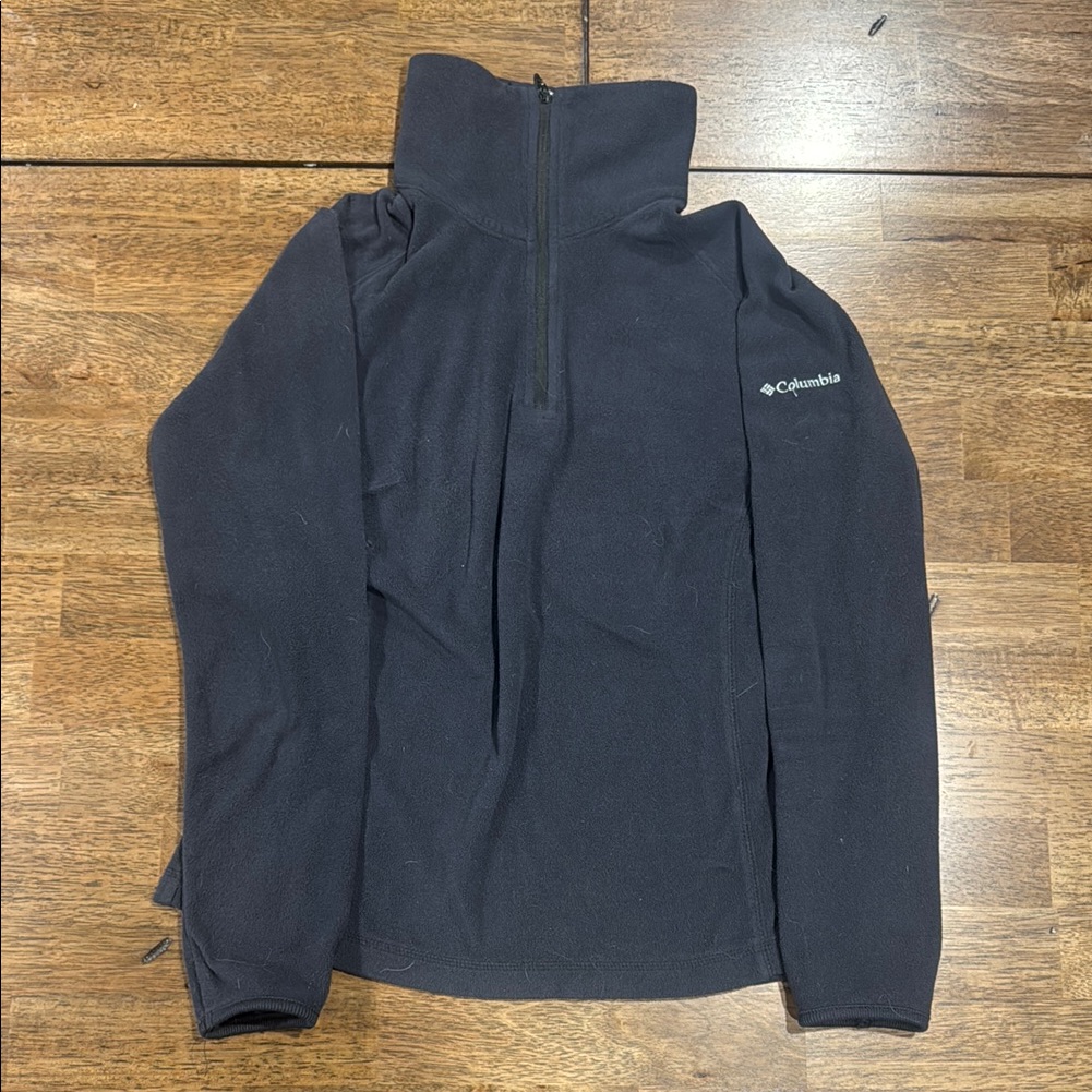 Columbia Womens Black Quarterzip